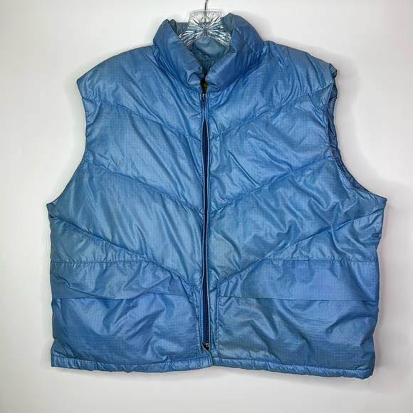 The Company Store Blue Goose Down Duck Vest Size XL - Picture 1 of 10